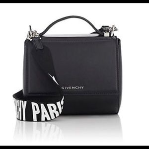 Givenchy Mini Pandora box bag with logo strap
